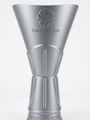 Τρόπαιο Ολυμπιακός Euroleague Winners 2026 καινούργιο, Silver PLA+