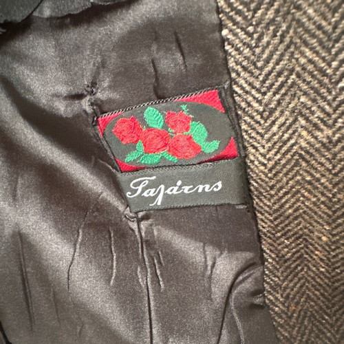 Winter women's jacket size 48 used, brown with speckles