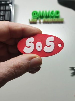 SOS Keychain with NFC new
