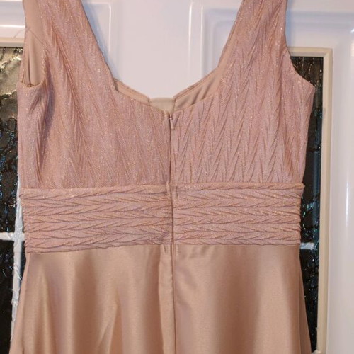 Long formal dress, sapio milo color, fits small-medium