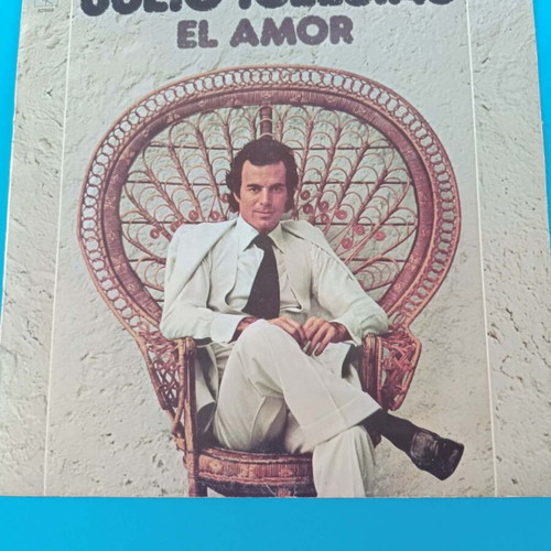 El Amor Julio Iglesias vinyl record used, Latin