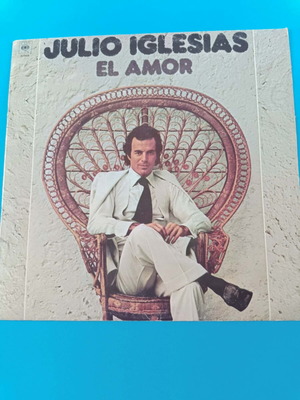 El Amor Julio Iglesias vinyl record used, Latin