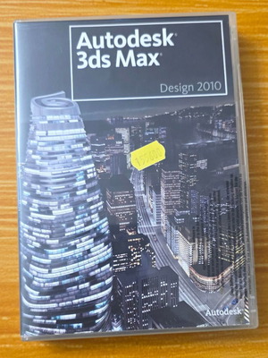 Autodesk 3ds Max Design 2010 software, original case with 2 DVDs