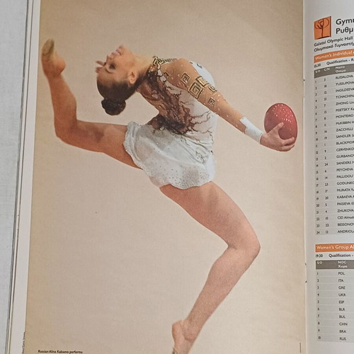 Athens 2004 Olympic Games Official Daily Program 13th Day like new