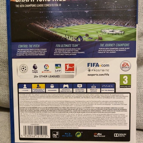 FIFA 19 PS4 like new, in excellent condition