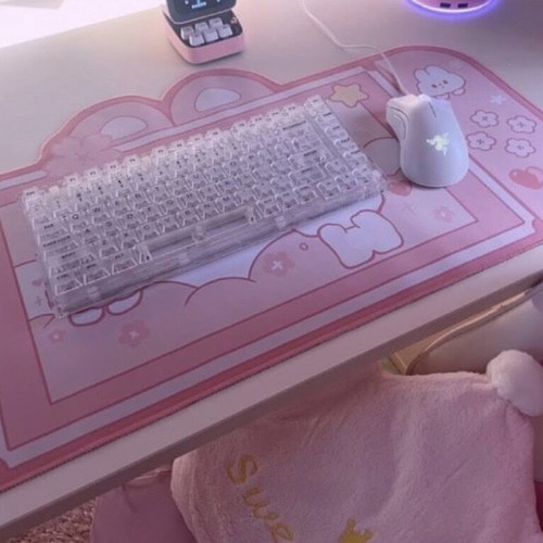 Sakura Bunny Pink Gaming Mousepad σαν καινούργιο
