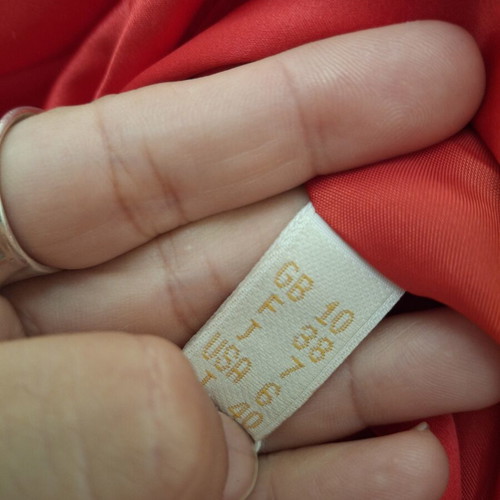 Fani Couture Silk Dress Size S Red like new
