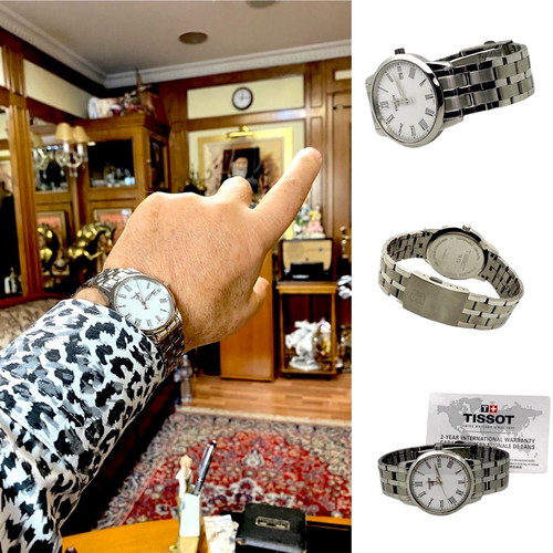 TISSOT classic watch used quartz with sapphire crystal