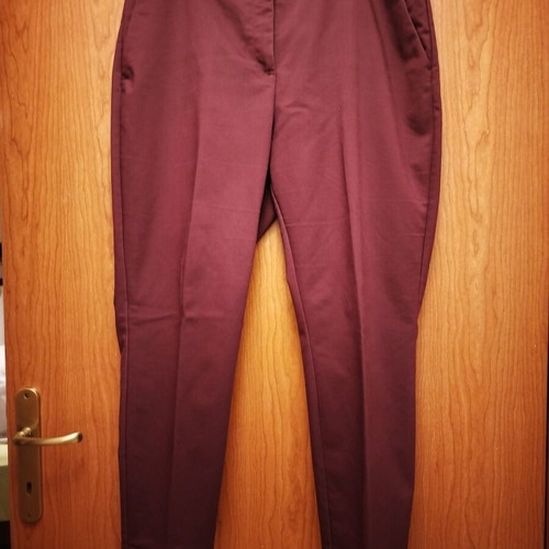 H&M Burgundy Cigarette Office Pants used, size 4XL