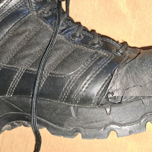 Original S.W.A.T. boots used, black, size 40