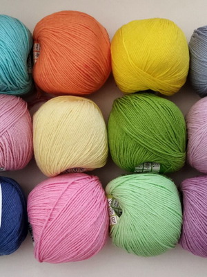 Kartopu Amigurumi knitting yarn set 12 pieces new cotton and acrylic