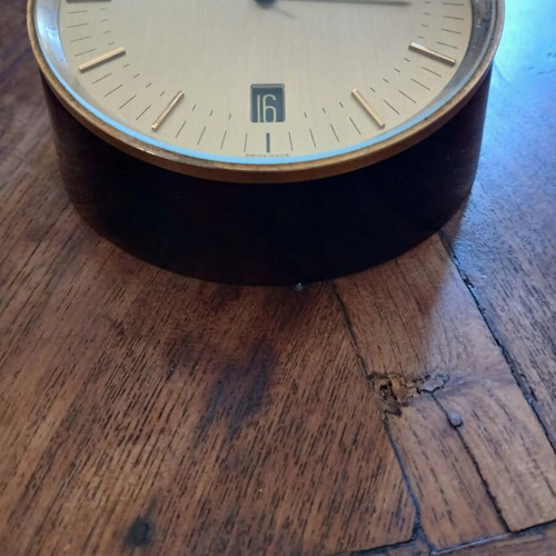 Omega table clock used with wear, needs repair