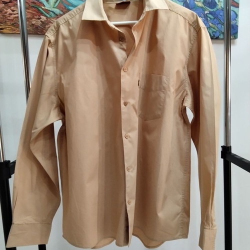 Levi's men's shirt size XL beige like new