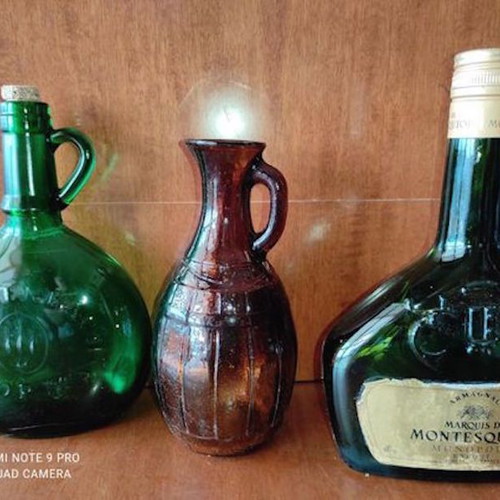 Beautiful used bottles