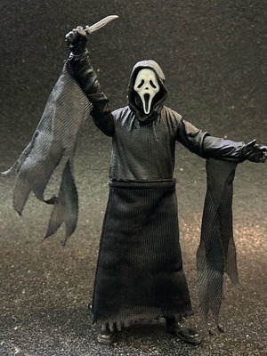 Ghost Face Classic Mask 7” Scream 4 Neca Action Figure like new