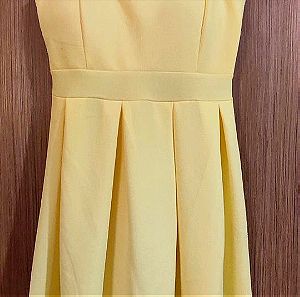 Φόρεμα ραντακι κίτρινο medium