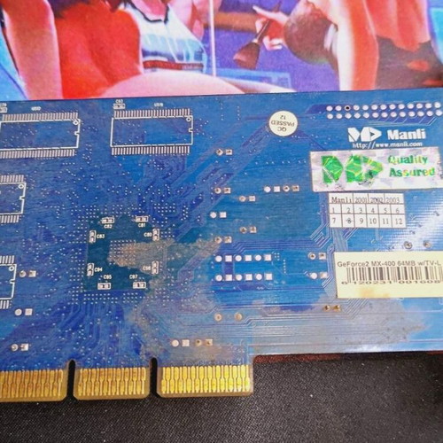 Geforce2 MX-400 64MB graphics card used, fan broken