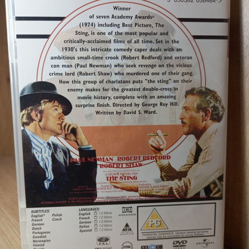 The Sting DVD like new with English subtitles