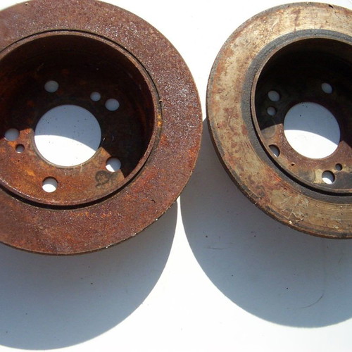 Mercedes 190E rear brake discs used, genuine good condition