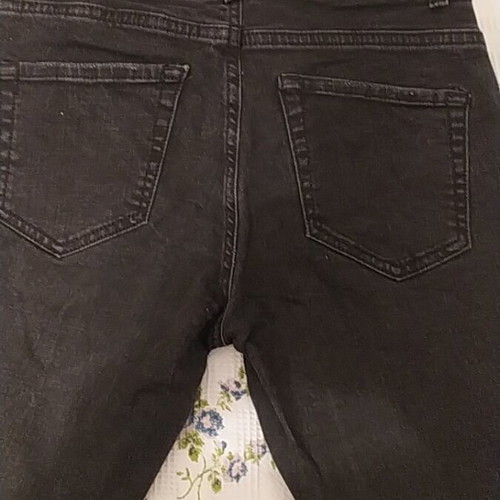 Attrattivo jeans like new, winter fabric, XS, black