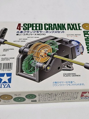 Tamiya 4-Speed Crank Axle Gearbox Kit like new, educational set