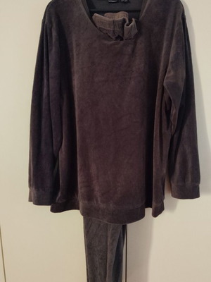 Men's winter pajamas like new, size XL, anthracite