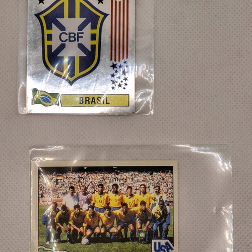Panini USA'94 stickers 96 & 105 Brasil like new