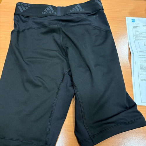 Adidas men's short sports leggings new, black