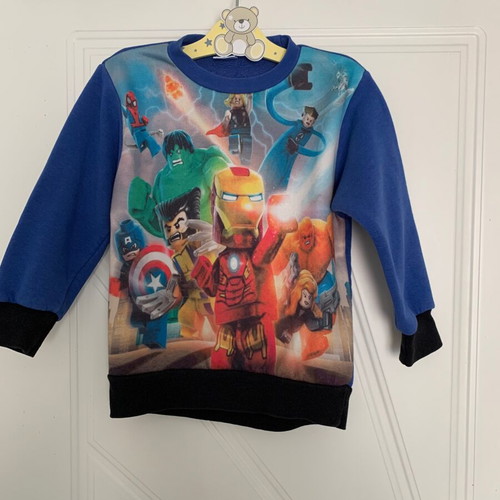 Kids' sweatshirt used, sizes 104-110 cm, ages 3-4