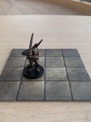 Dungeons & Dragons Regdar miniature like new, Basic Set