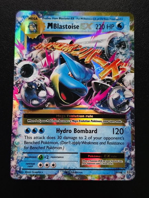 Pokemon MBlastoise EX 22/108 card from Evolutions 2016, new