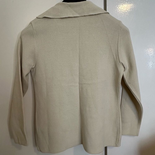 Crème vintage cardigan like new, size S with pockets