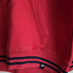 Pull&Bear red hoodie used with logo and hood