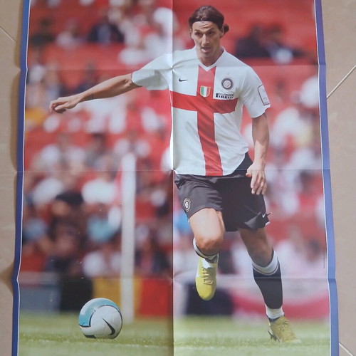 Collectible poster Zlatan Ibrahimovic / Thierry Henry like new
