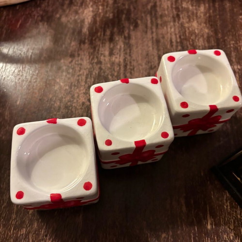 Christmas lantern and tealight holders like new