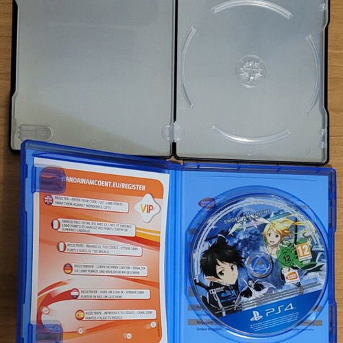 Sword Art Online Lost Song PS4 Steelbook Europe version