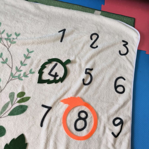 Queen Mother Baby Milestone Fleece Blanket like new, 100x150 cm