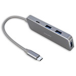 Hybrid USB hub αλουμινίου 4 θυρών καινούργιο, USB 3.2 Gen 1X1 Type-C