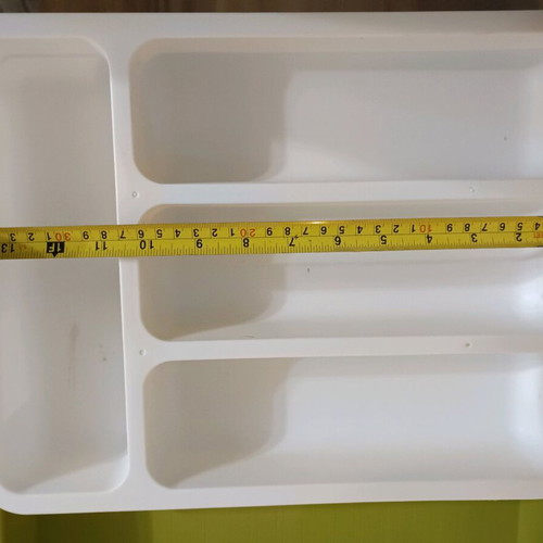 Cutlery tray used, expandable drawer organizer for kitchen utensils