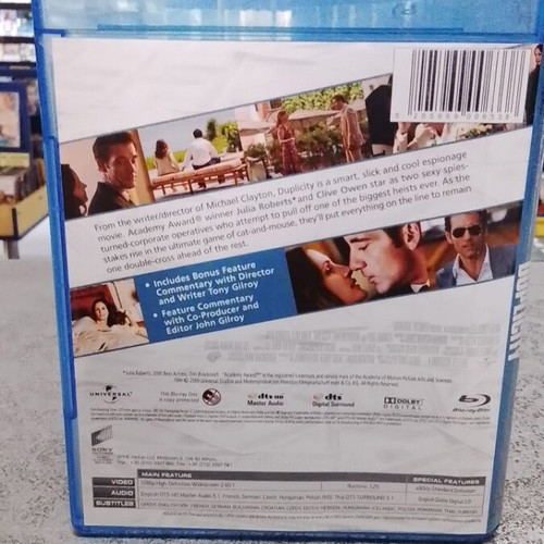 Duplicity Blu-Ray with Greek subtitles