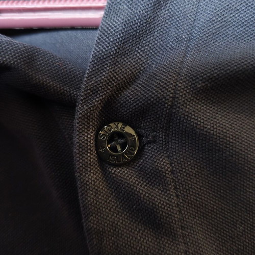 Stone Island polo shirt used, size XL, authentic with collar wear