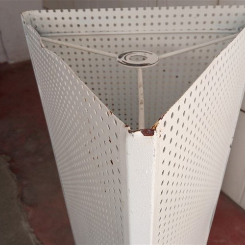 Metal floor lamp used
