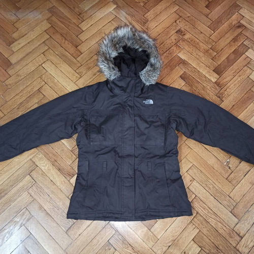 The North Face Womens Brown Winter Down Jacket used, size Small