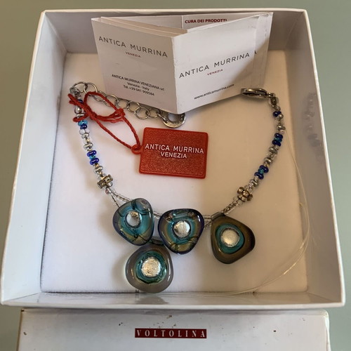 Antica Murrina Venezia women's bracelet new with Murano glass stones