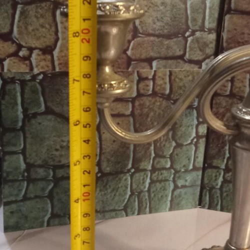 Vintage Georgian Revival candelabrum likely brass, like new