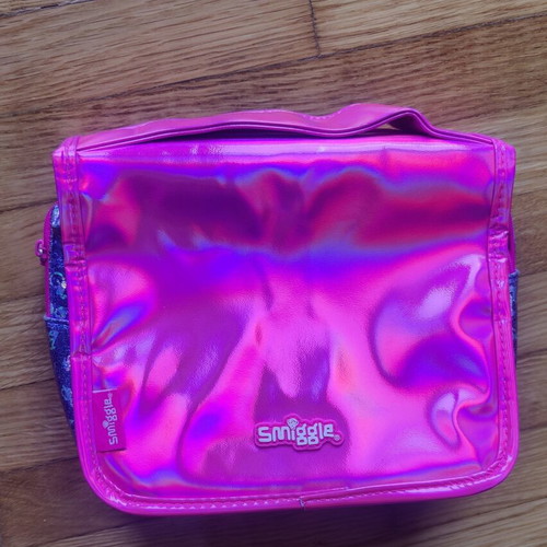 Barbie toiletry bag like new, pink and purple