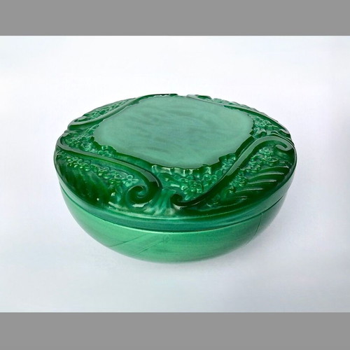 Collectible Malachite Box CURT SCHLEVOGT used