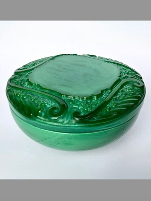 Collectible Malachite Box CURT SCHLEVOGT used