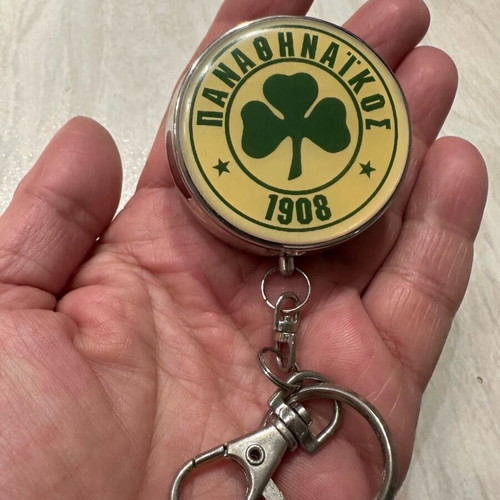 Panathinaikos pocket ashtray keychain used