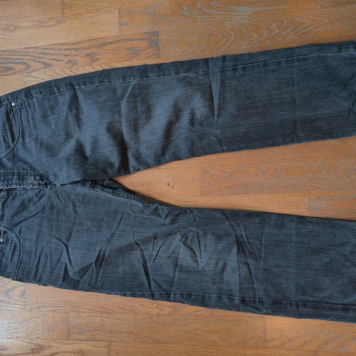 Gray jeans size L, very good condition, small stain